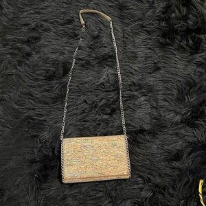 SevenDays Chloe Flap-Over Bag Womens OS Multi NWT Vegan Cork Crossbody